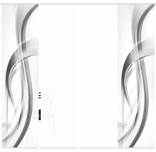 Schiebetür mit abstrakten Linien für Möbel