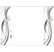 Schiebegardine mit Muster