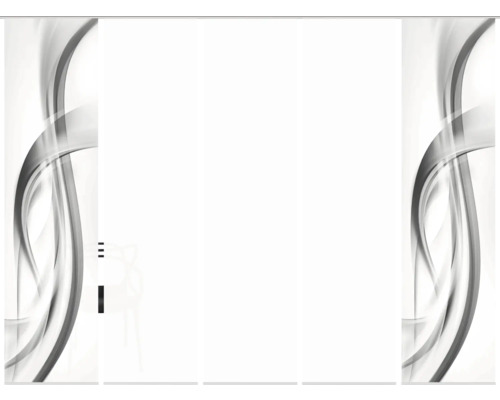 Schiebegardine mit Muster