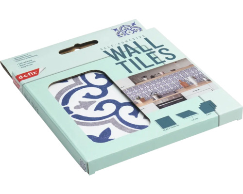 Selbstklebende Wandfliesen in der Verpackung