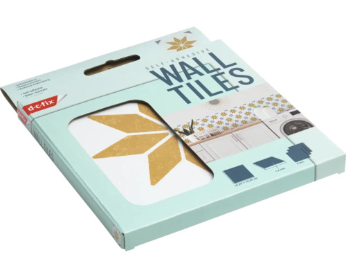 Paket selbstklebende Wandfliesen mit geometrischem Muster