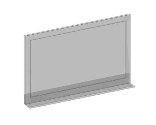 Acrylglas-Hygieneschutz mit Aufsteller