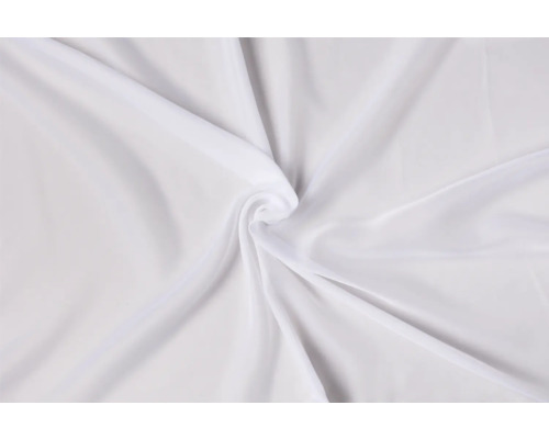 Weißer Dekostoff aus Voile