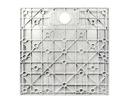 Kunststoff-Lichtschacht von innen mit Aussparungen