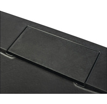 Duschwanne SCHULTE DWM-Tec 80 x 140 x 3.2 cm anthrazit matt strukturiert D2018014 57