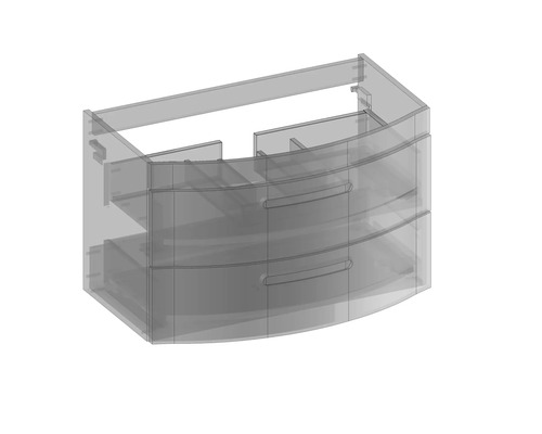 Waschtischunterschrank mit drei Schubladen