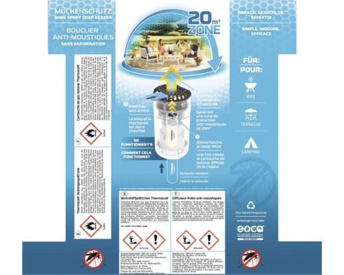 Informationen zum Thermacell Mückenschutz ohne Spray oder Kerzen