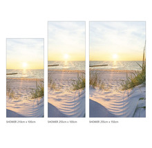 Duschrückwand mySpotti Shower Sunset Sonnenuntergang Strand 255 x 100 cm SH-255100-1969-HB
