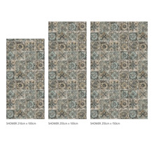 Duschrückwand mySpotti Shower Jessica Fliesenoptik 255 x 100 cm SH-255100-1856-HB