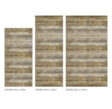 Duschrückwand mySpotti Shower Holzoptik 255 x 150 cm SH-255150-126-HB
