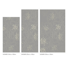 Duschrückwand mySpotti Shower Misaki Blumen 255 x 100 cm SH-255100-1749-HB