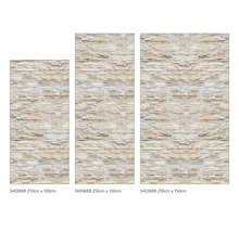 Duschrückwand mySpotti Shower Bruchsteinwand Mauerstein Verblender 255 x 100 cm SH-255100-1398-HB