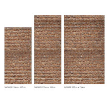 Duschrückwand mySpotti Shower Brick Wall Mauerstein 255 x 100 cm SH-255100-945-HB