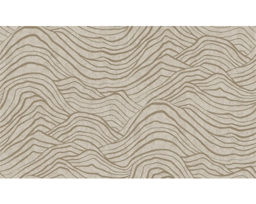 Tapete mit gewelltem Linienmuster