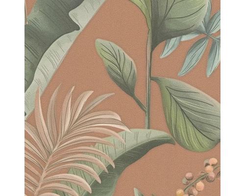 Tapete mit botanischem Muster