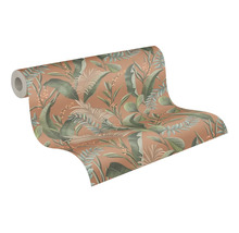 Tapetenrolle mit Blätter-Motiv