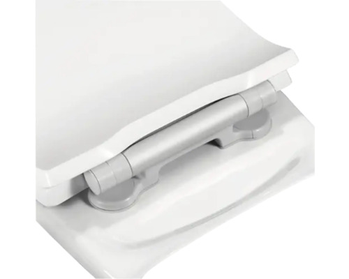 Toilettensitz aus Kunststoff mit Befestigung