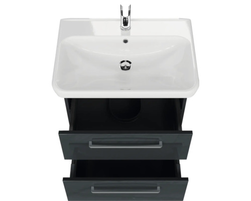 Waschtisch mit zwei Schubladen und Armatur