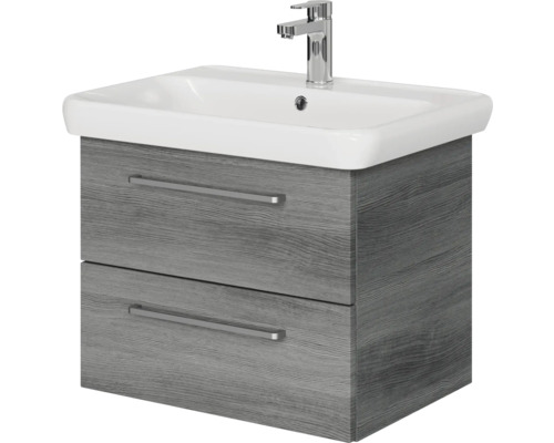 Waschtisch mit zwei Schubladen und einem Waschbecken