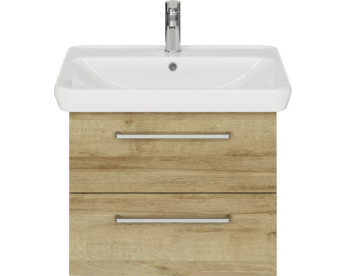 Waschbeckenunterschrank mit zwei Schubladen und einem Waschbecken