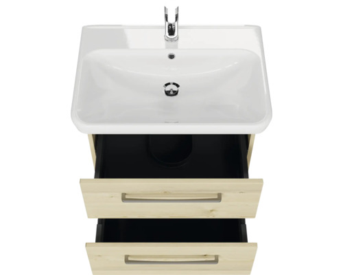 Waschtisch mit zwei Schubladen und Armatur