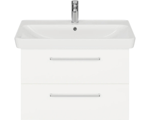 Waschtisch mit zwei Schubladen und Armatur