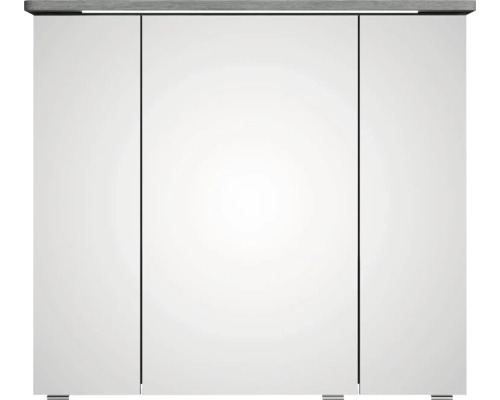 Spiegelschrank mit drei Türen und Ablage