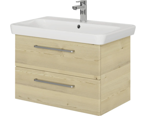 Waschtisch mit zwei Schubladen und einem Waschbecken