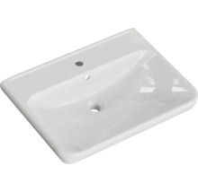 Badmöbel-Set Pelipal Sunline 105 BxHxT 69 x 56 x 48,5 cm Frontfarbe Eiche riviera mit Keramik-Waschtisch und Waschtischunterschrank