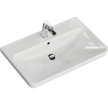 Badmöbel-Set Pelipal Sunline 105 BxHxT 80,5 x 56 x 48,5 cm Frontfarbe anthrazit mit Keramik-Waschtisch und Waschtischunterschrank