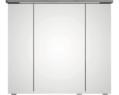 Spiegelschrank mit drei Türen und Ablage