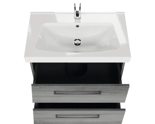 Waschtisch mit Waschbecken und zwei Schubladen