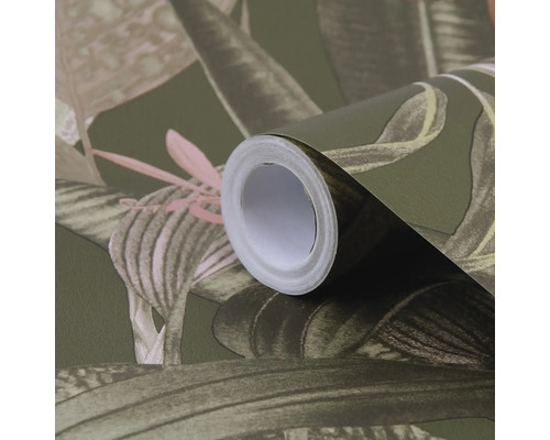 Tapetenrolle mit Pflanzenmuster