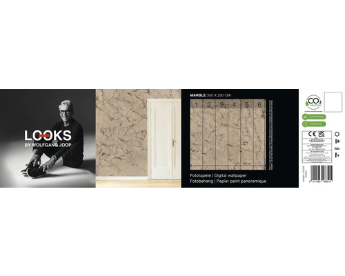 Looks by Wolfgang Joop Marmor Fototapete 300x280 Zentimeter