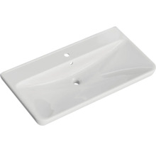 Badmöbel-Set Pelipal Sunline 105 BxHxT 96 x 56 x 48,5 cm Frontfarbe anthrazit mit Keramik-Waschtisch und Waschtischunterschrank