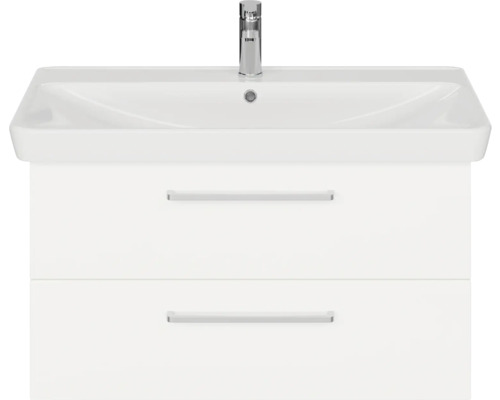 Waschtisch mit zwei Schubladen und Armatur