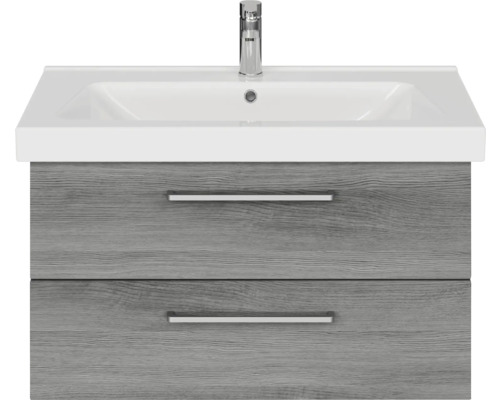 Waschtischunterschrank mit zwei Schubladen und Waschbecken