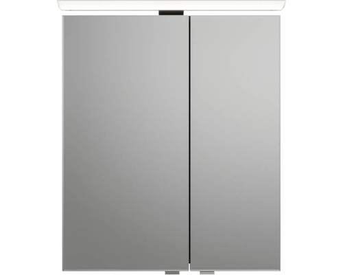 Spiegelschrank mit Beleuchtung und zwei Türen