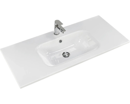 Waschtisch mit Armatur und Becken