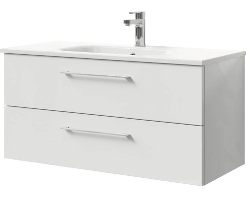 Waschtisch mit zwei Schubladen und Armatur