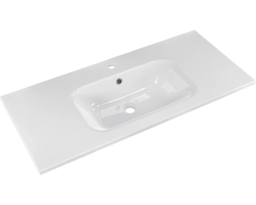 Waschtischplatte mit Becken aus Keramik