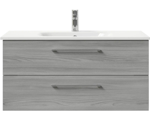 Waschtischunterschrank mit zwei Schubladen und Waschbecken