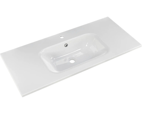 Weißer Waschtisch aus Keramik