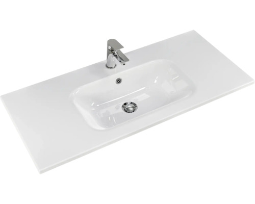 Waschtischplatte mit Becken und Armatur