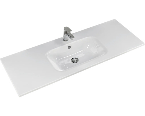 Waschtisch mit Waschbecken und Armatur