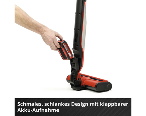 Akkustaubsauger mit austauschbarem Akku