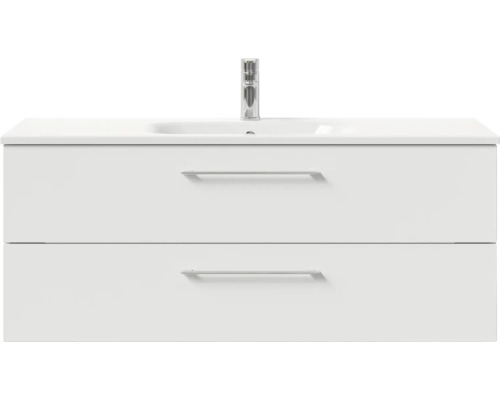 Waschtischunterschrank mit zwei Schubladen und Waschbecken