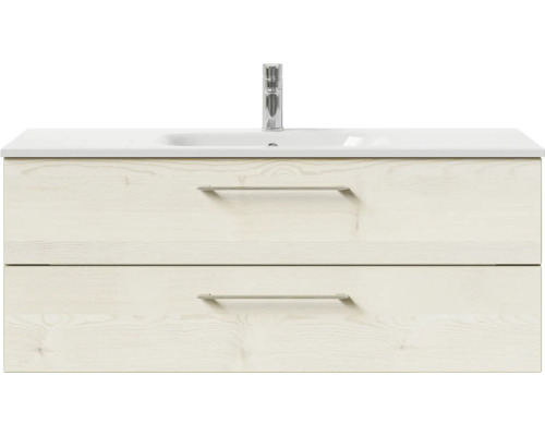 Waschtischunterschrank mit zwei Schubladen, Waschbecken und Armatur