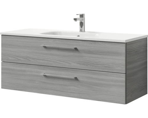 Waschtischunterschrank mit zwei Schubladen und Waschbecken