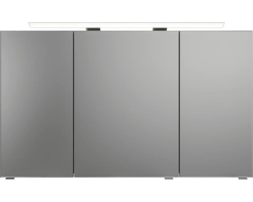 Spiegelschrank mit drei Türen und Beleuchtung